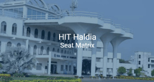 HIT Haldia Seat Matrix