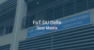 FoT DU Delhi Seat Matrix