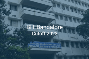 BIT Bangalore Cutoff 2023