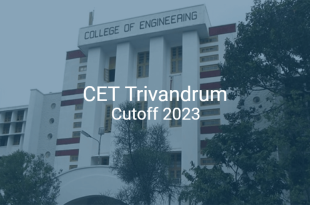 CET Trivandrum Cutoff 2023