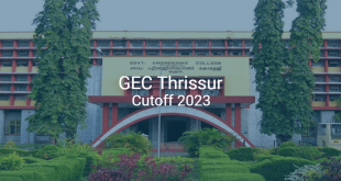 GEC Thrissur Cutoff 2023