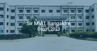 Sir MVIT Bangalore Cutoff 2023