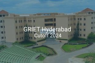 GRIET Hyderabad Cutoff 2024