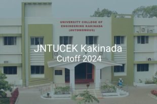 JNTUCEK Kakinada Cutoff 2024
