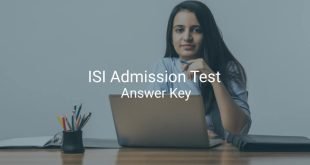 ISI Admission Test Answer Key