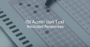 ISI Admission Test Recorded Responses
