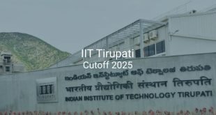 IIT Tirupati Cutoff 2025