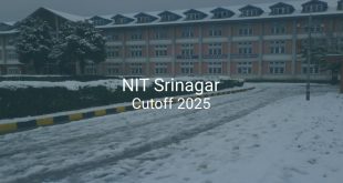 NIT Srinagar Cutoff 2025